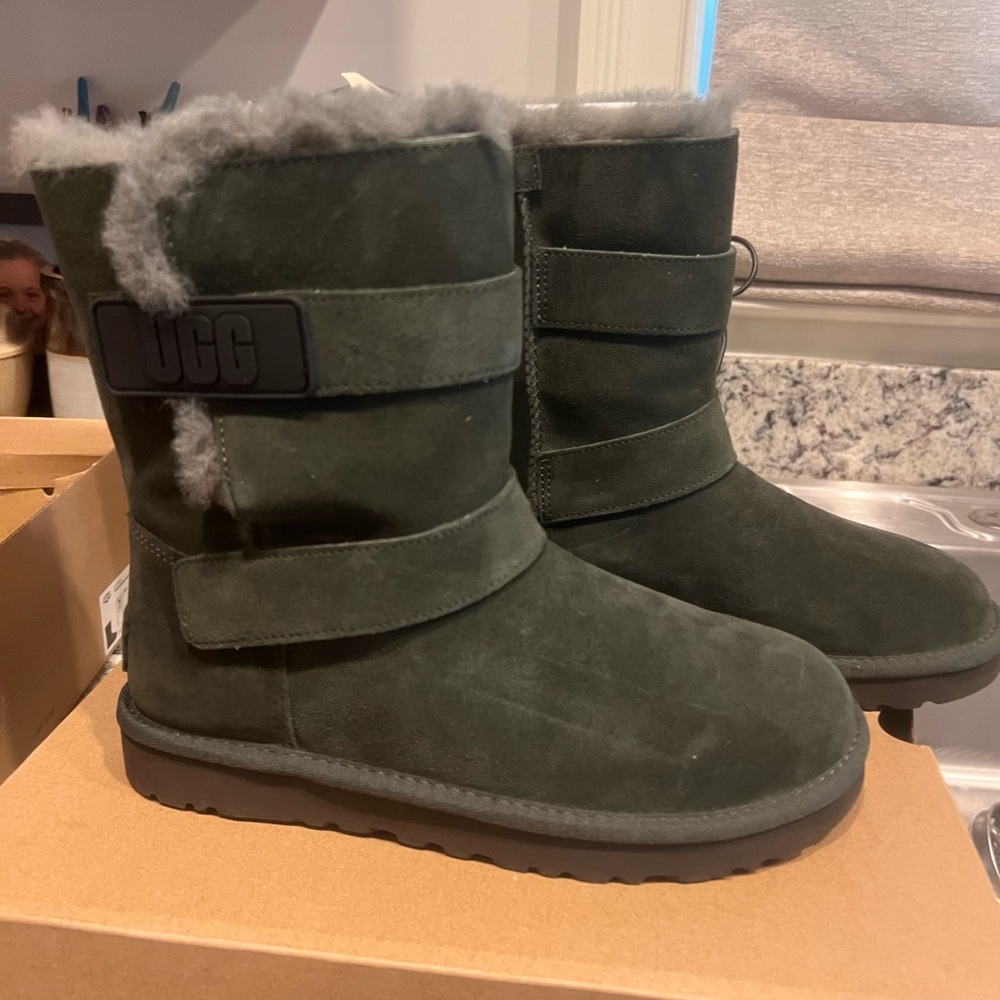 UGG Green Suede Boots